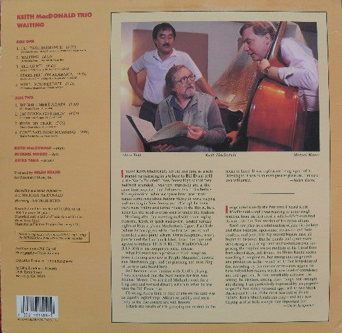 Keith MacDonald Trio : Waiting (LP)