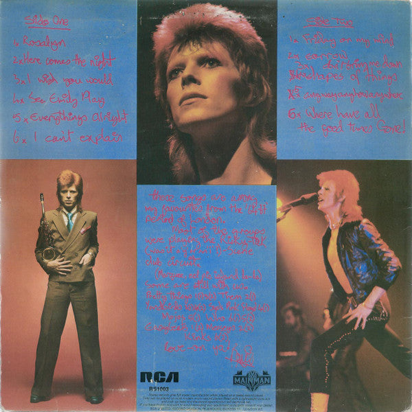 David Bowie : Pinups (LP, Album)