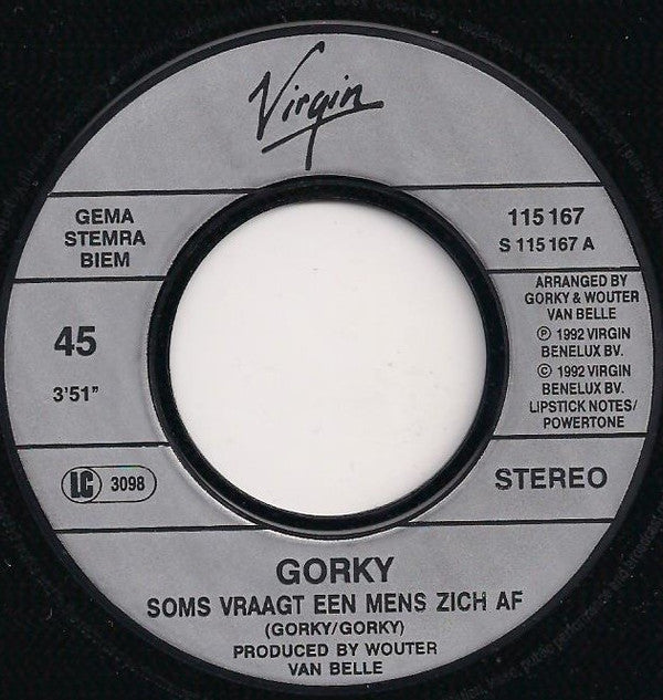 Gorki : Soms Vraagt Een Mens Zich Af (7", Single)