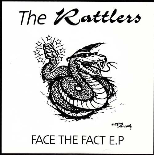 The Rattlers! : Face The Fact (7", EP)