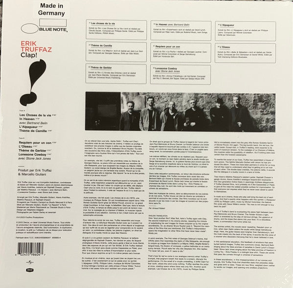 Erik Truffaz : Clap! (LP, Album, Tra)