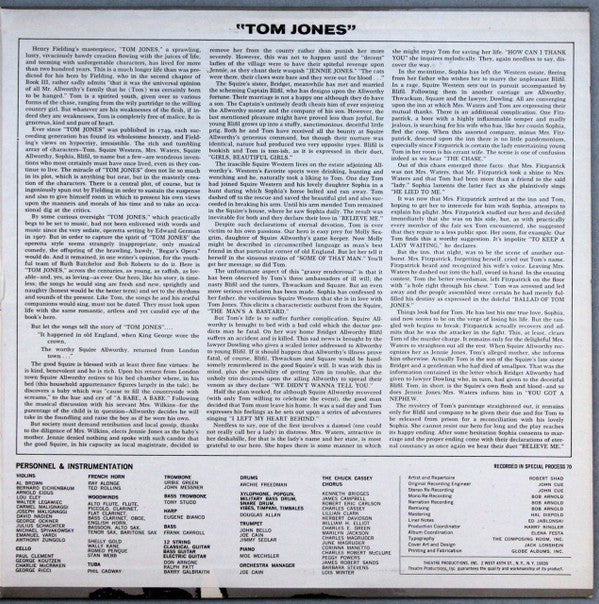 "Tom Jones" Original Musical Cast : Tom Jones (LP)