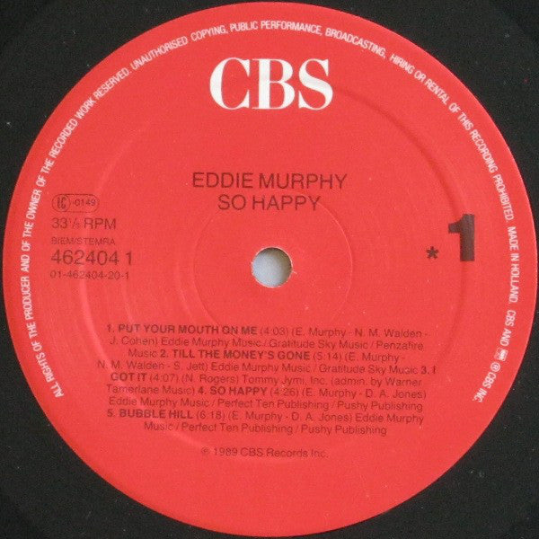 Eddie Murphy : So Happy (LP, Album)