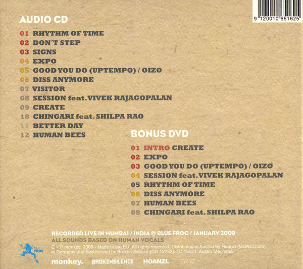 Bauchklang : Live In Mumbai (CD, Album + DVD-V, PAL)