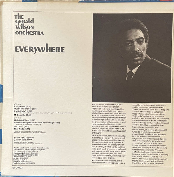 Gerald Wilson Orchestra : Everywhere (LP, Album, Gat)