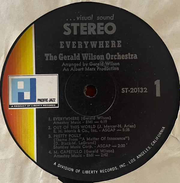 Gerald Wilson Orchestra : Everywhere (LP, Album, Gat)