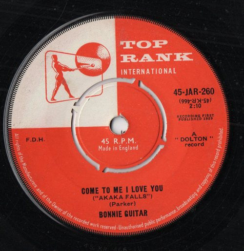 Bonnie Guitar : Candy Apple Red (7")