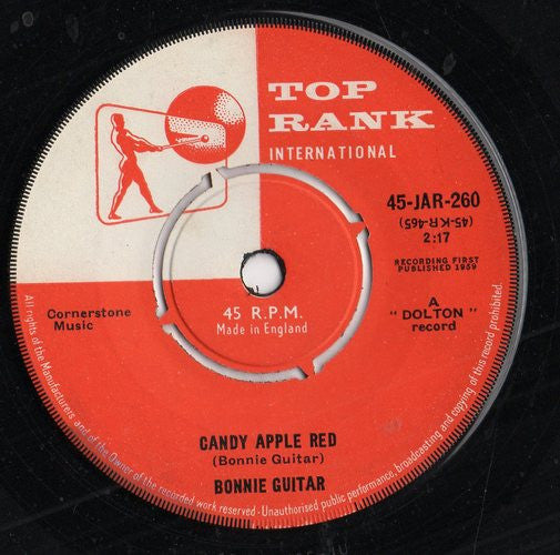 Bonnie Guitar : Candy Apple Red (7")