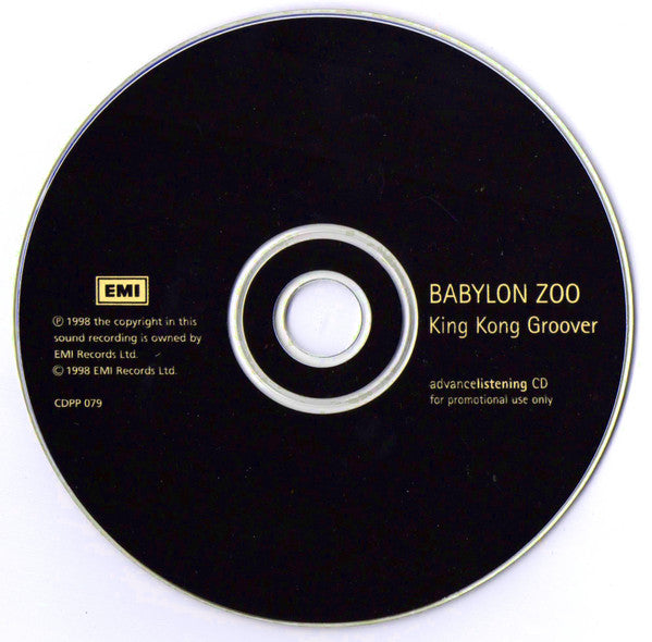 Babylon Zoo : King Kong Groover (CD, Album, Promo)