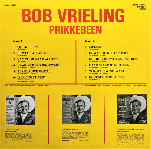 Bob Vrieling : Prikkebeen (LP, Album)