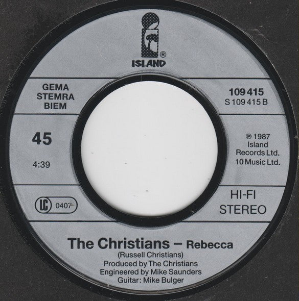 The Christians : When The Fingers Point (7", Single)