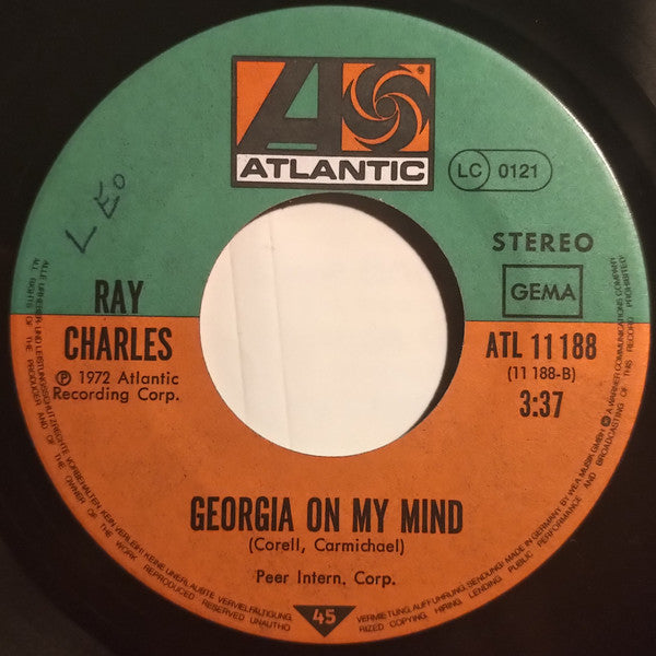 Ray Charles : What'd I Say / Georgia On My Mind (7", Single, RE)