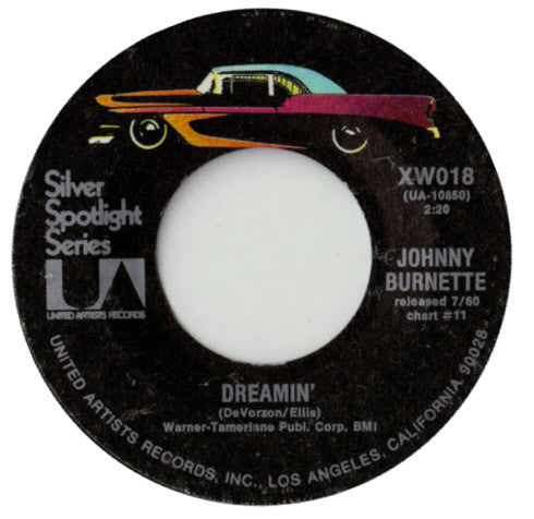 Johnny Burnette : Dreamin' / Little Boy Sad (7", Single, RE)