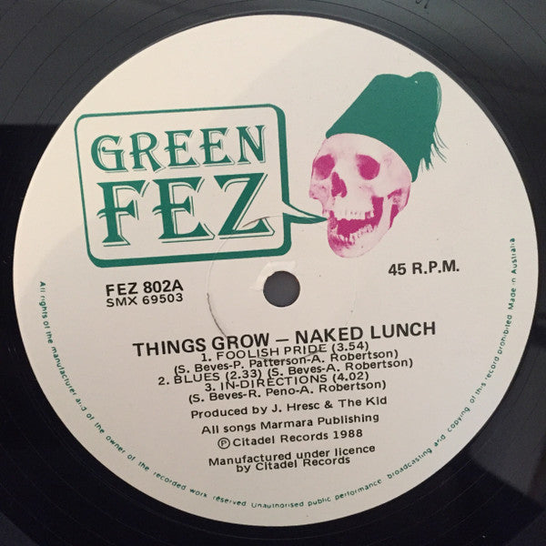 Naked Lunch (6) : Things Grow (12")