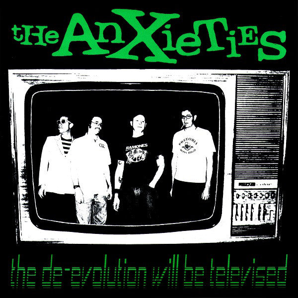 The Anxieties : The De-Evolution Will Be Televised (7", Gre)