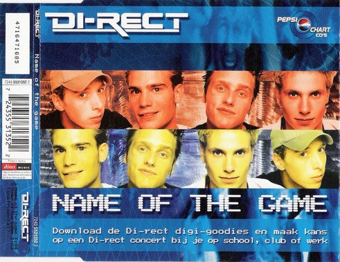 Di-Rect : Name Of The Game (CD, Single, Enh)