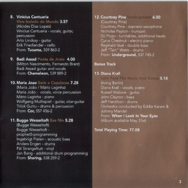 Various : Your Guide To The North Sea Jazz Festival 1999 (CD, Comp)
