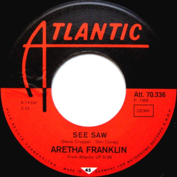 Aretha Franklin : See Saw (7", Single)