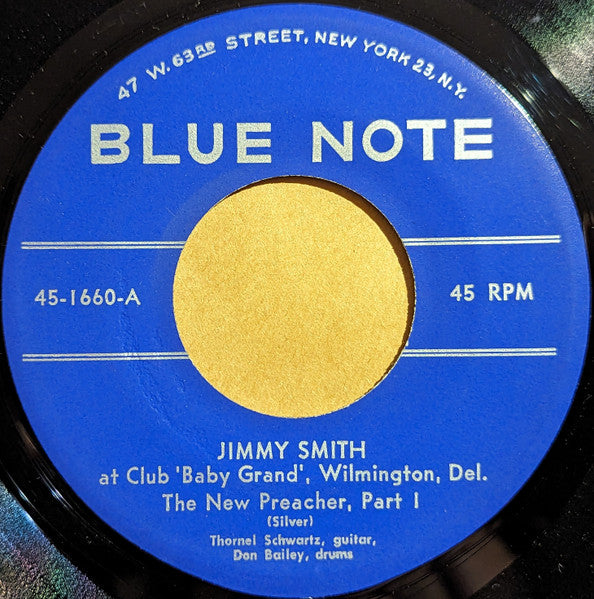 Jimmy Smith : The New Preacher (7")