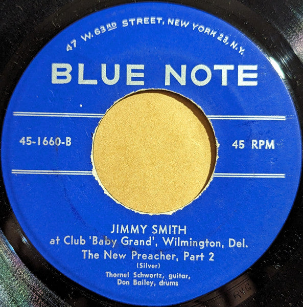 Jimmy Smith : The New Preacher (7")