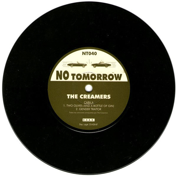 The Creamers : Two Olives (And A Bottle Of Gin) (7", EP)