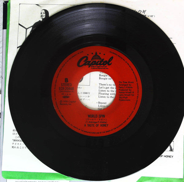A Taste Of Honey : Boogie Oogie Oogie (7")