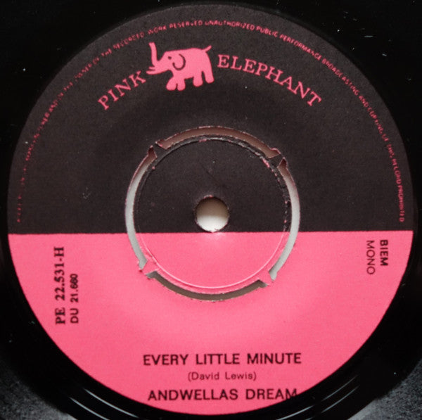 Andwellas Dream / Andwella : Every Little Minute / Michael Fitzhenry (7", Single, Mono)