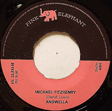 Andwellas Dream / Andwella : Every Little Minute / Michael Fitzhenry (7", Single, Mono)