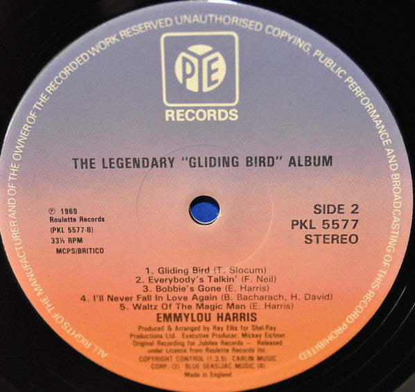 Emmylou Harris : The Legendary "Gliding Bird" Album (LP, Album, RE)