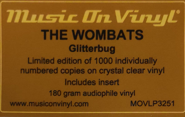 The Wombats : Glitterbug (LP, Album, Ltd, RE, RP, Cle)
