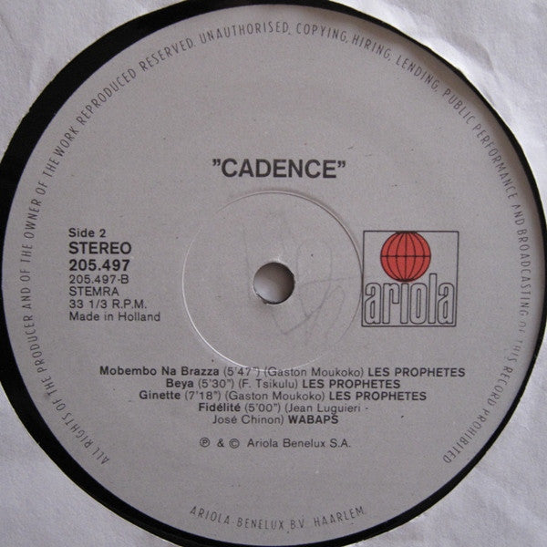 Various : Cadence (LP)
