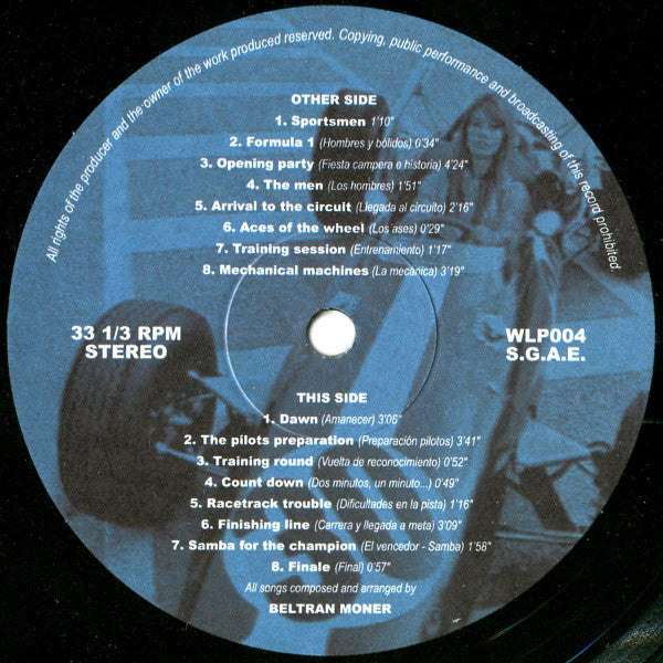 Rafael Beltrán Moner : Formula 1 (LP, Album, Ltd, RE)