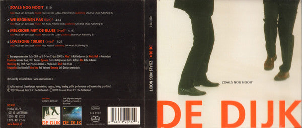 De Dijk : Zoals Nog Nooit (CD, Maxi)