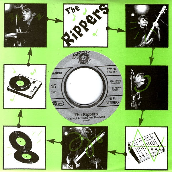 The Rippers (2) : It's Not A Place For The Men (7", Single)