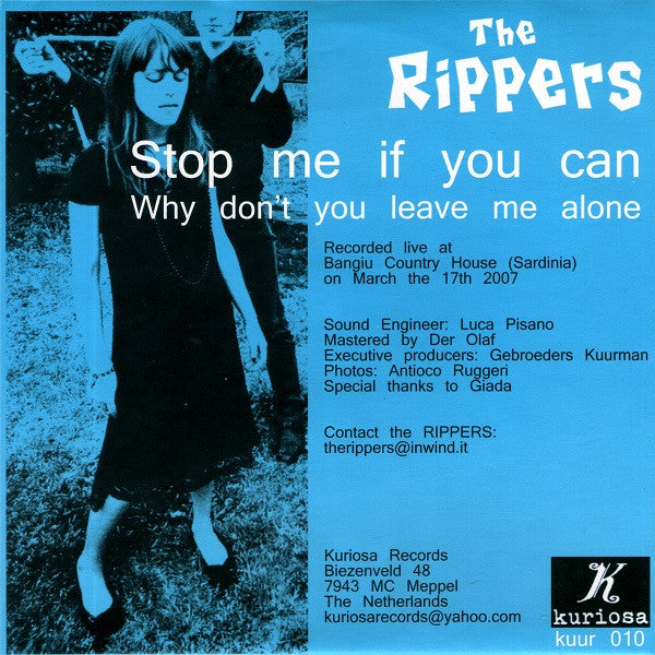 The Rippers (2) : Stop Me If You Can (7", Single)