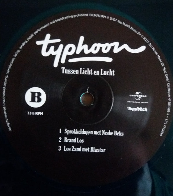 Typhoon (4) : Tussen Licht En Lucht (2xLP, Album, RE, Tra)