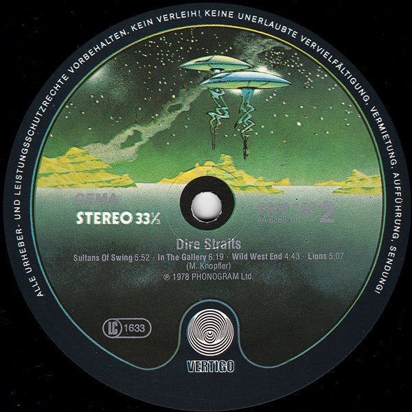 Dire Straits : Dire Straits (LP, Album)