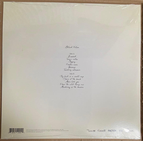 Patrick Watson (2) : Wooden Arms (LP, Album, RE, 140)