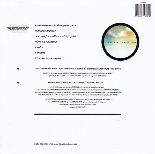 John Themis : Atmospheric Conditions (LP, Album)