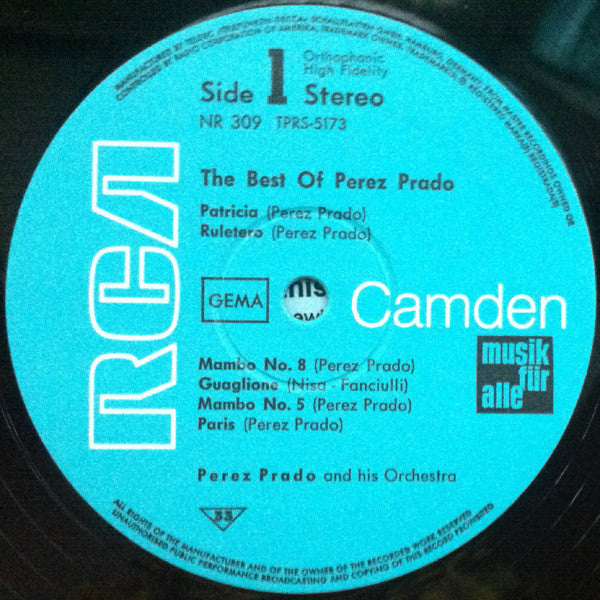 Perez Prado And His Orchestra : The Best Of Perez Prado (LP, Comp)