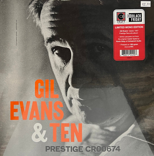 Gil Evans : Gil Evans & Ten (LP, Album, RSD, Mono, Ltd, RE, RM, 180)