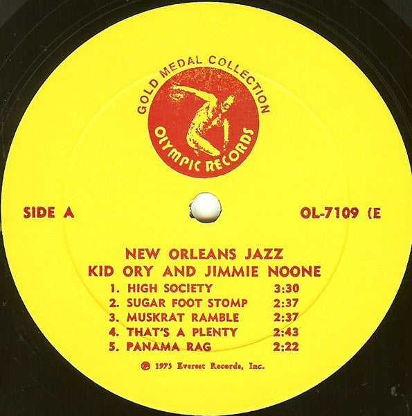 Kid Ory and Jimmie Noone : New Orleans Jazz (LP, Album)