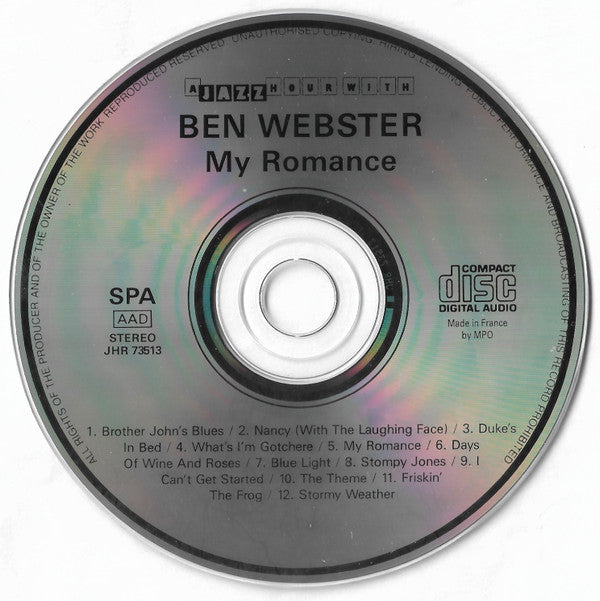Ben Webster : My Romance (CD, Comp)