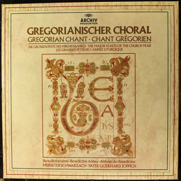 Choralschola Der Benediktinerabtei Münsterschwarzach, Godehard Joppich : Gregorianischer Choral / Gregorian Chant / Chant Gregorien (5xLP + Box)