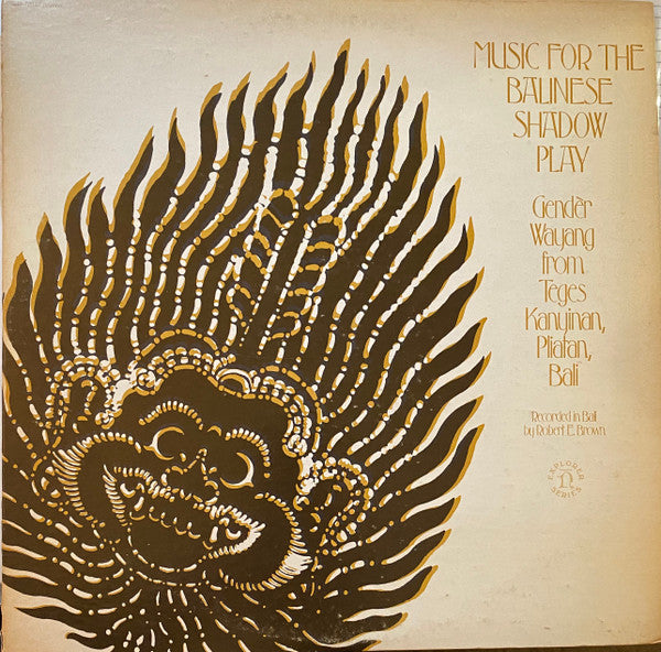 Gendèr Wayang : Music For The Balinese Shadow Play (LP, Album, RE)