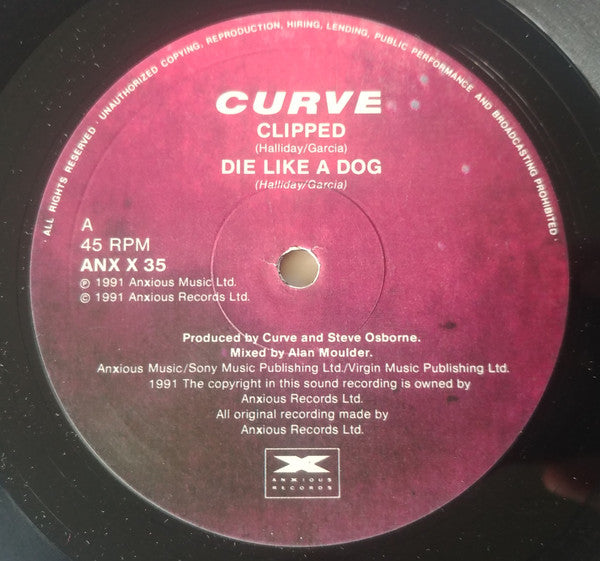 Curve : Cherry (10", EP, Ltd, Num)