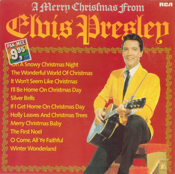 Elvis Presley : A Merry Christmas From Elvis Presley (LP, Album, RE)