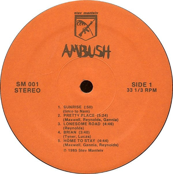 Stev Manteiv : Ambush (LP, Album)