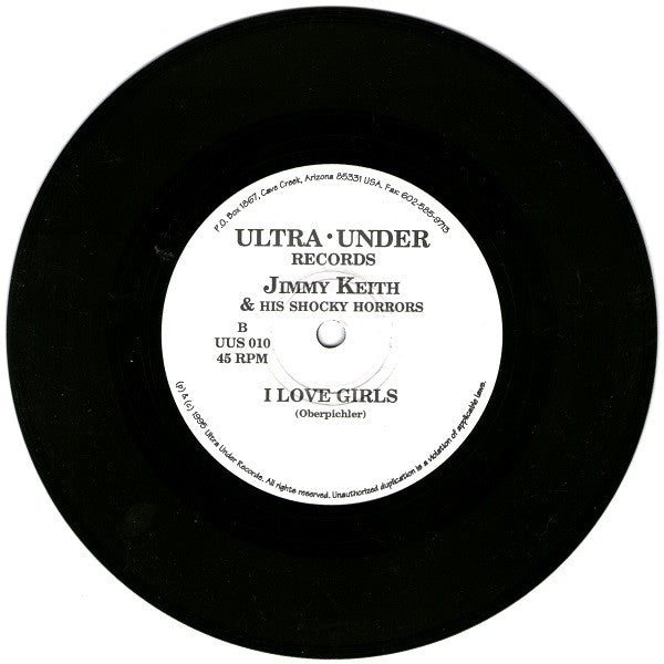 Jimmy Keith & His Shocky Horrors : I Love Girls (7")