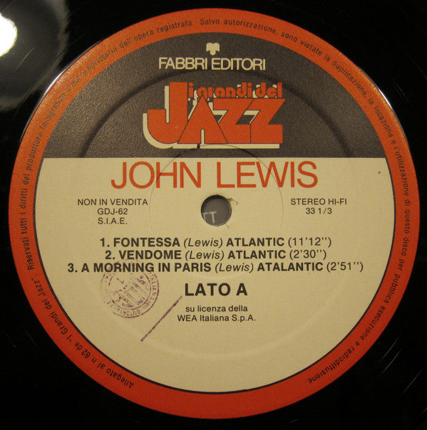 John Lewis (2) : John Lewis (LP, Comp)